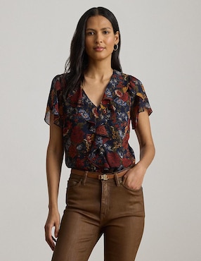 Blusa Lauren Ralph Lauren manga corta para mujer