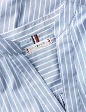 Blusa camisera Tommy Hilfiger manga larga para mujer