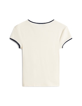 Playera manga corta Tommy Hilfiger cuello redondo para mujer