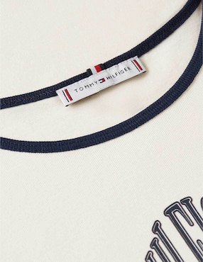 Playera manga corta Tommy Hilfiger cuello redondo para mujer