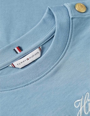 Playera manga corta Tommy Hilfiger cuello redondo para mujer