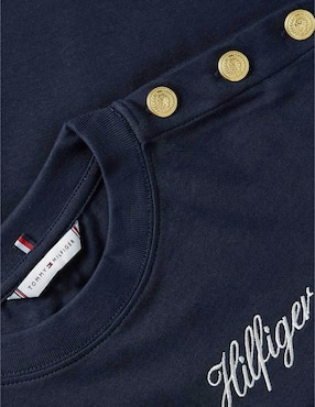 Playera manga corta Tommy Hilfiger cuello redondo para mujer