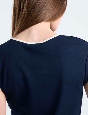 Playera manga corta Tommy Hilfiger cuello redondo para mujer