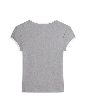 Playera manga corta Tommy Hilfiger cuello redondo para mujer