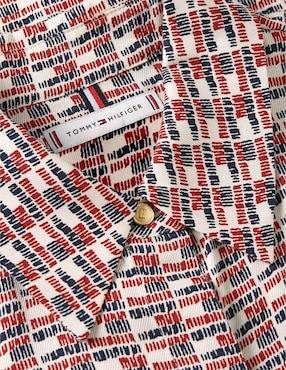Blusa camisera Tommy Hilfiger manga larga para mujer