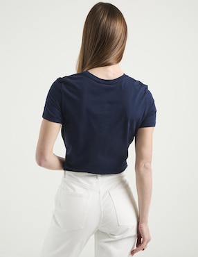 Playera manga corta Tommy Hilfiger cuello redondo para mujer