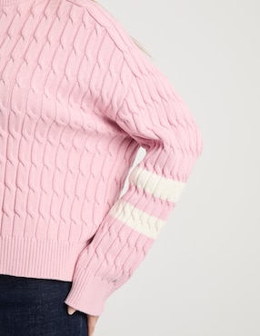 Suéter Tommy Hilfiger cuello redondo para mujer