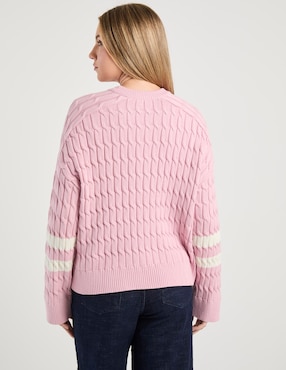 Suéter Tommy Hilfiger cuello redondo para mujer