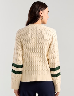 Suéter Tommy Hilfiger cuello redondo para mujer
