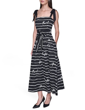 Vestido crop casual Karl Lagerfeld Paris para mujer