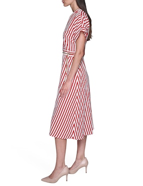 Vestido midi casual Karl Lagerfeld Paris holiday para mujer