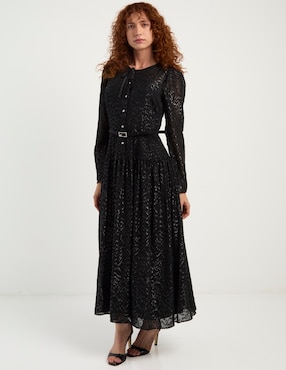 Vestido largo casual Karl Lagerfeld Paris para mujer