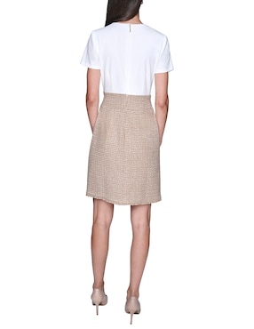 Vestido crop formal Karl Lagerfeld Paris para mujer