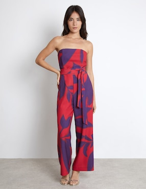 Jumpsuit Trucco casual estampado floral para mujer