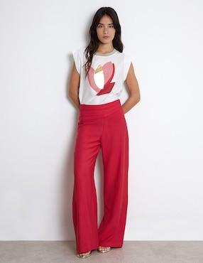 Blusa Trucco manga corta para mujer