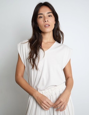 Blusa Trucco manga corta para mujer
