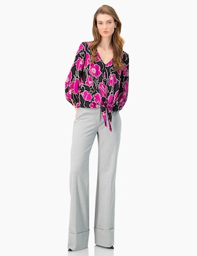Blusa Ivonne manga 3/4 para mujer