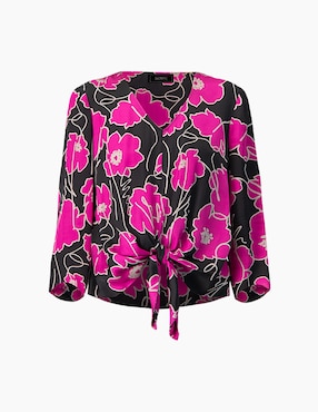 Blusa Ivonne manga 3/4 para mujer