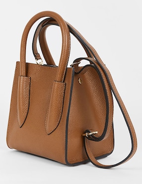 Bolsa satchel Trucco Bristol Blue de piel para mujer