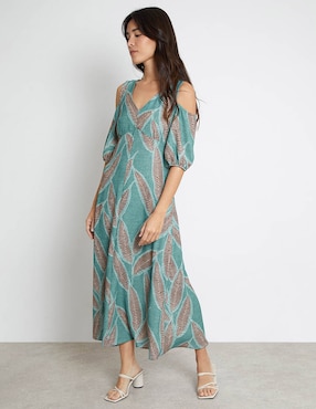 Vestido largo casual Trucco para mujer