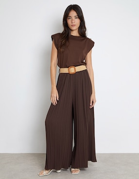 Pantalón coulotte Trucco amplio para mujer