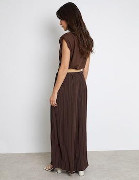 Pantalón coulotte Trucco amplio para mujer