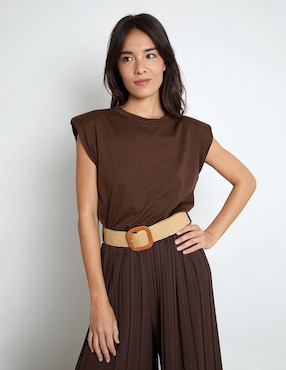 Blusa Trucco manga corta para mujer
