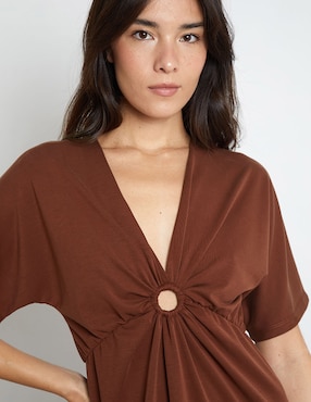 Vestido crop casual Trucco para mujer