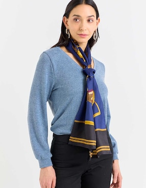 Mascada Lauren Ralph Lauren de seda para mujer