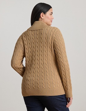 Suéter Lauren Plus cuello v para mujer