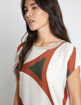 Blusa Trucco manga corta para mujer