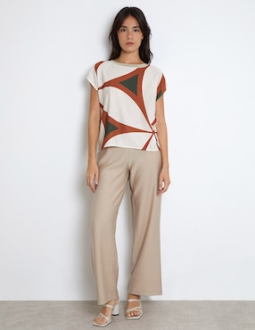 Blusa Trucco manga corta para mujer
