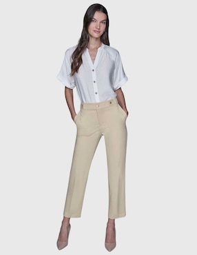 Pantalón chino Karl Lagerfeld Paris slim para mujer