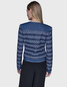 Chamarra denim Karl Lagerfeld Paris para mujer