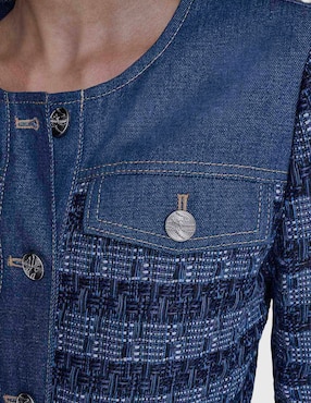 Chamarra denim Karl Lagerfeld Paris para mujer