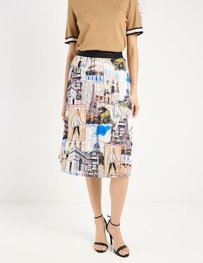 Falda 3/4 Karl Lagerfeld Paris a la cintura