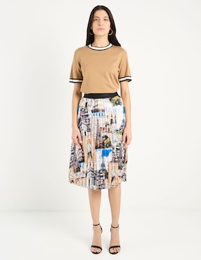Falda 3/4 Karl Lagerfeld Paris a la cintura