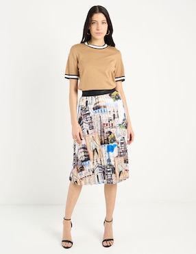 Falda 3/4 Karl Lagerfeld Paris a la cintura