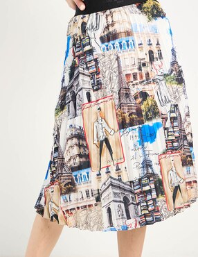 Falda 3/4 Karl Lagerfeld Paris a la cintura