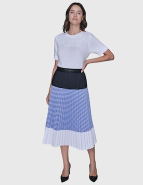 Falda crop Karl Lagerfeld Paris a la cintura