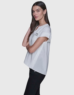 Blusa Karl Lagerfeld Paris manga corta para mujer