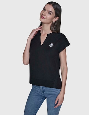Blusa Karl Lagerfeld Paris manga corta para mujer