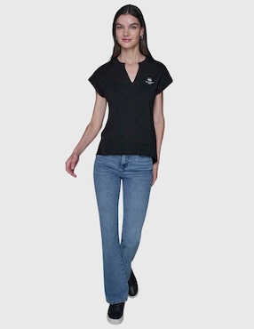 Blusa Karl Lagerfeld Paris manga corta para mujer