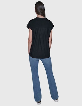 Blusa Karl Lagerfeld Paris manga corta para mujer