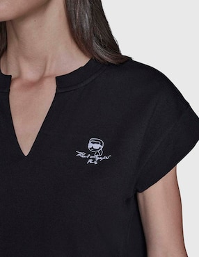 Blusa Karl Lagerfeld Paris manga corta para mujer