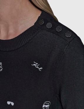 Blusa Karl Lagerfeld Paris manga corta para mujer
