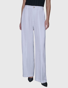 Pantalón chino Karl Lagerfeld Paris amplio para mujer