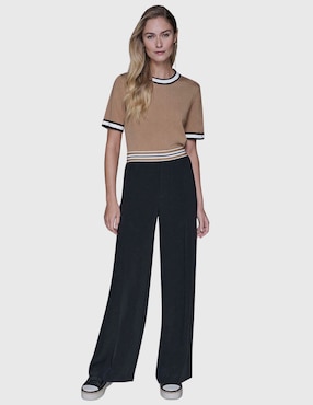 Pantalón Karl Lagerfeld Paris amplio para mujer