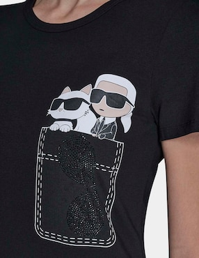 Vestido corto casual Karl Lagerfeld Paris para mujer