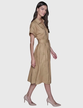 Vestido midi formal Karl Lagerfeld Paris para mujer